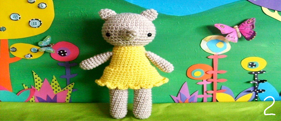 adorable crocheted amigurumi bear, handmade etsy kawaii