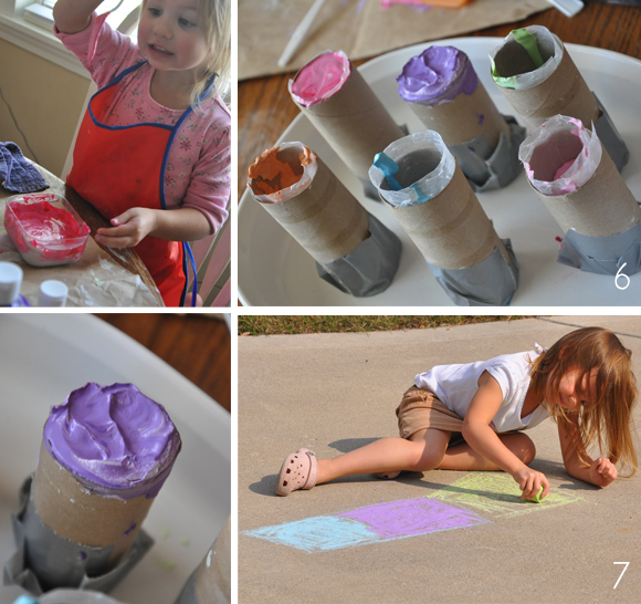 homemade handmade chalk tutorial by modern handmade child
