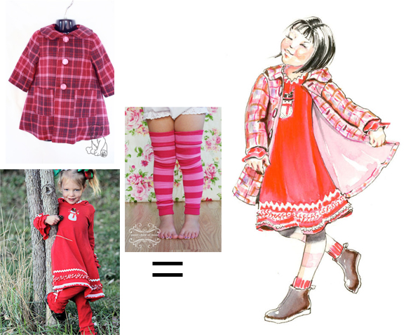 handmade holiday style, handmade fashion clothing for children
