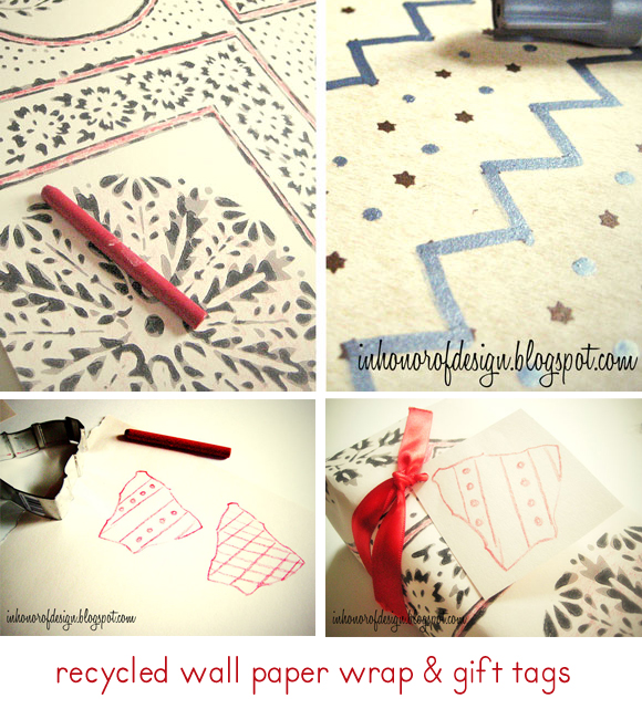 handmade gift wrap, wrapping paper DIY, craft challenge, grace hester