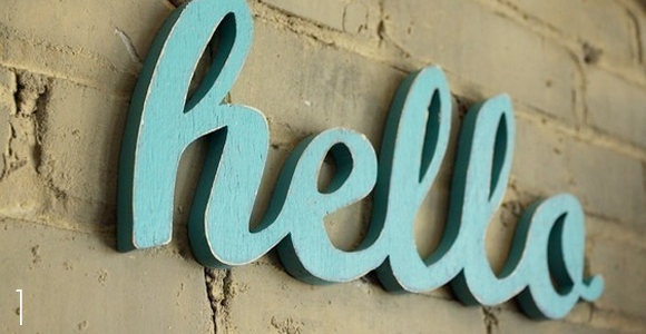 hello reclaimed wood sign, oh dier