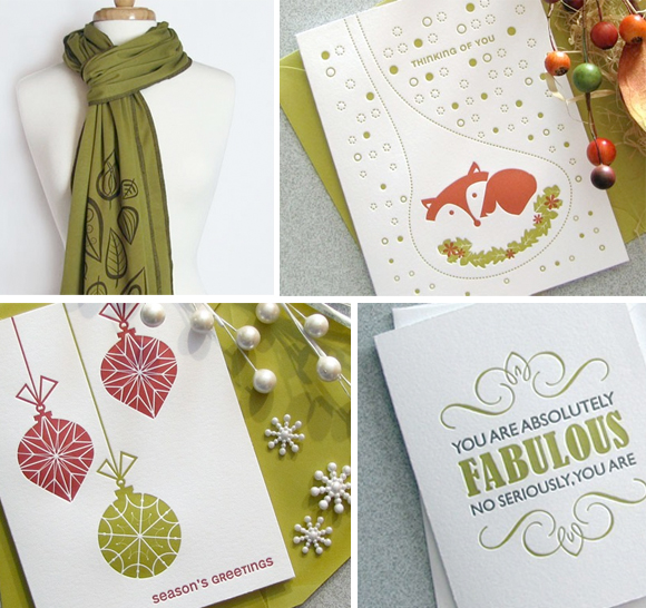 sweet harvey letterpress and illustration, handmade holidays spotlight