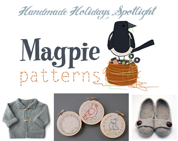 magpie patterns, handmade holidays spotlight feature
