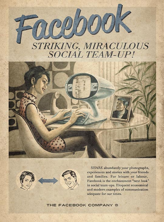 vintage facebook ad