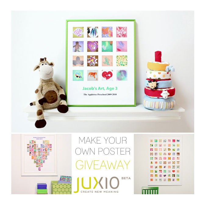 juxio, declutter and decorate, personalized posters, childrens decor, room decor