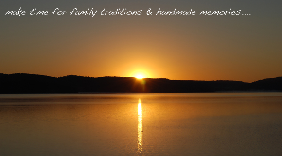 crafting family traditions, family time and creativity, making time for family