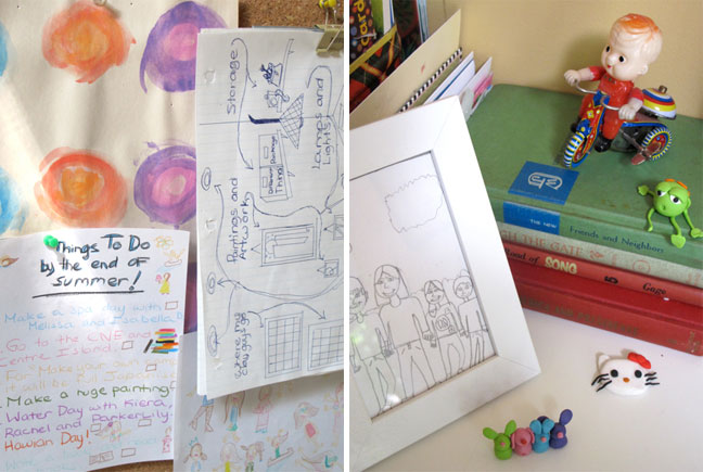 debra norton, vintage paper parade, creative spaces for creative kids