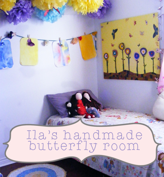 handmade heritage, handmade history, butterfly bedroom