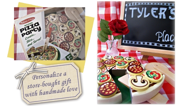 personalize a store-bought gift