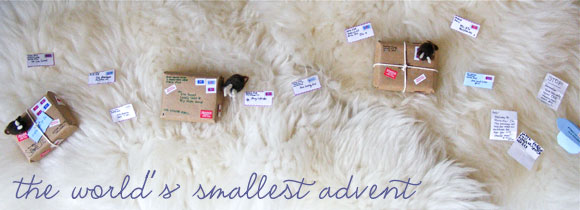 world's smallest post service, world's smallest advent, lea redmond, chronicle books