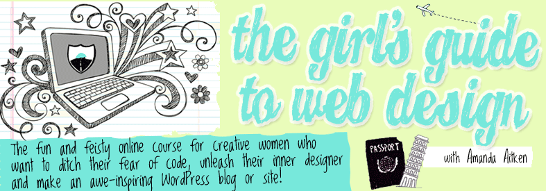 the girls guide to web design, web design for women