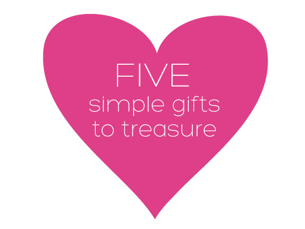 five valentines gifts to treasure, lucy thornton