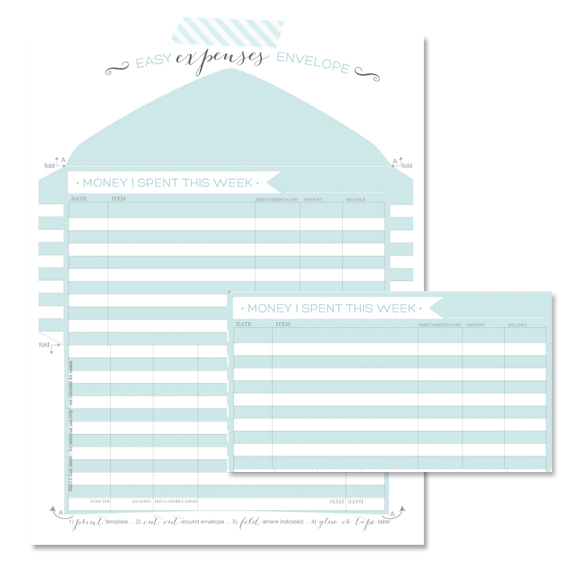 Tracking Your Expenses | free printable download