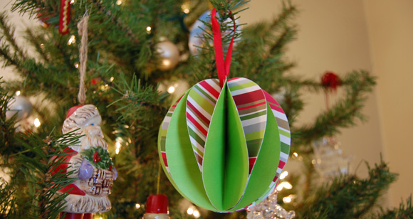 Paper Ball Ornaments Tutorial – Oh My! Handmade